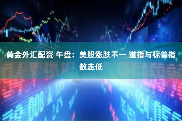 黄金外汇配资 午盘：美股涨跌不一 道指与标普指数走低